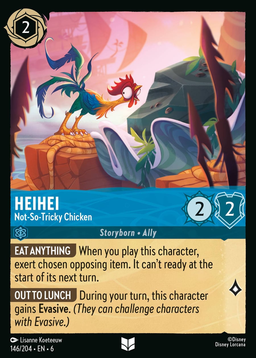 Heihei - Not-So-Tricky Chicken card art