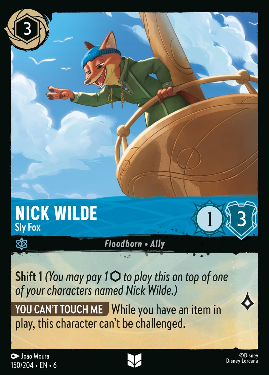 Nick Wilde - Sly Fox card art