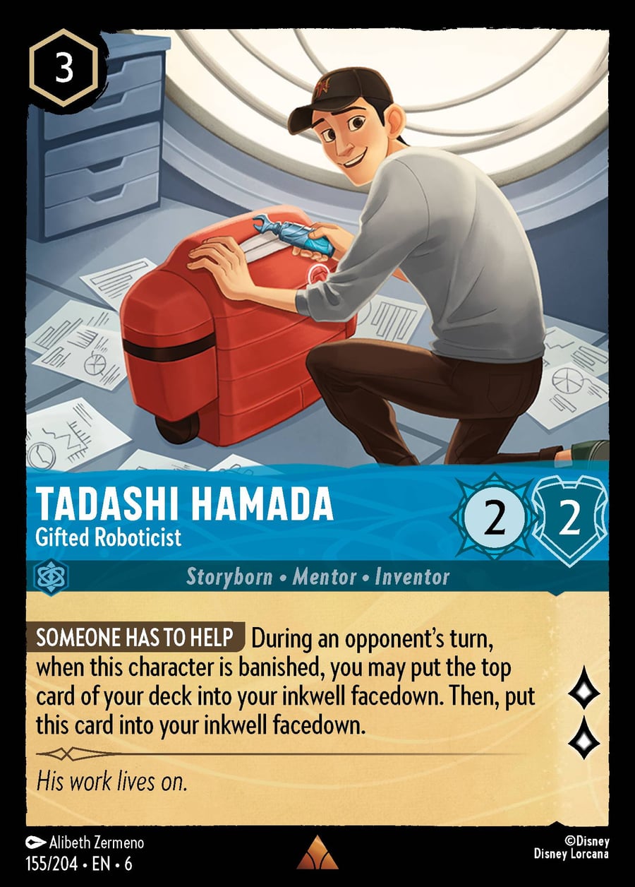 Tadashi Hamada - Gifted Roboticist card art