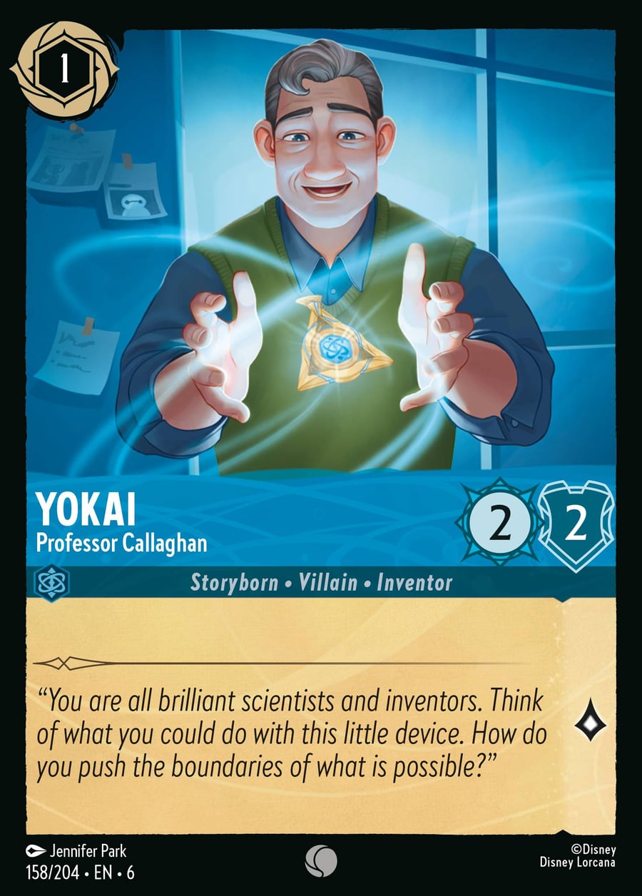 Yokai - Professor Callaghan card art