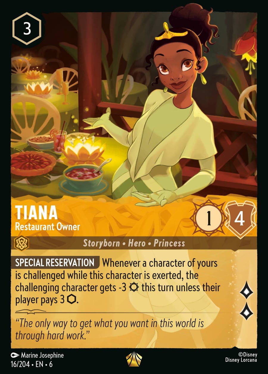 Tiana - Restaurant Owner card art