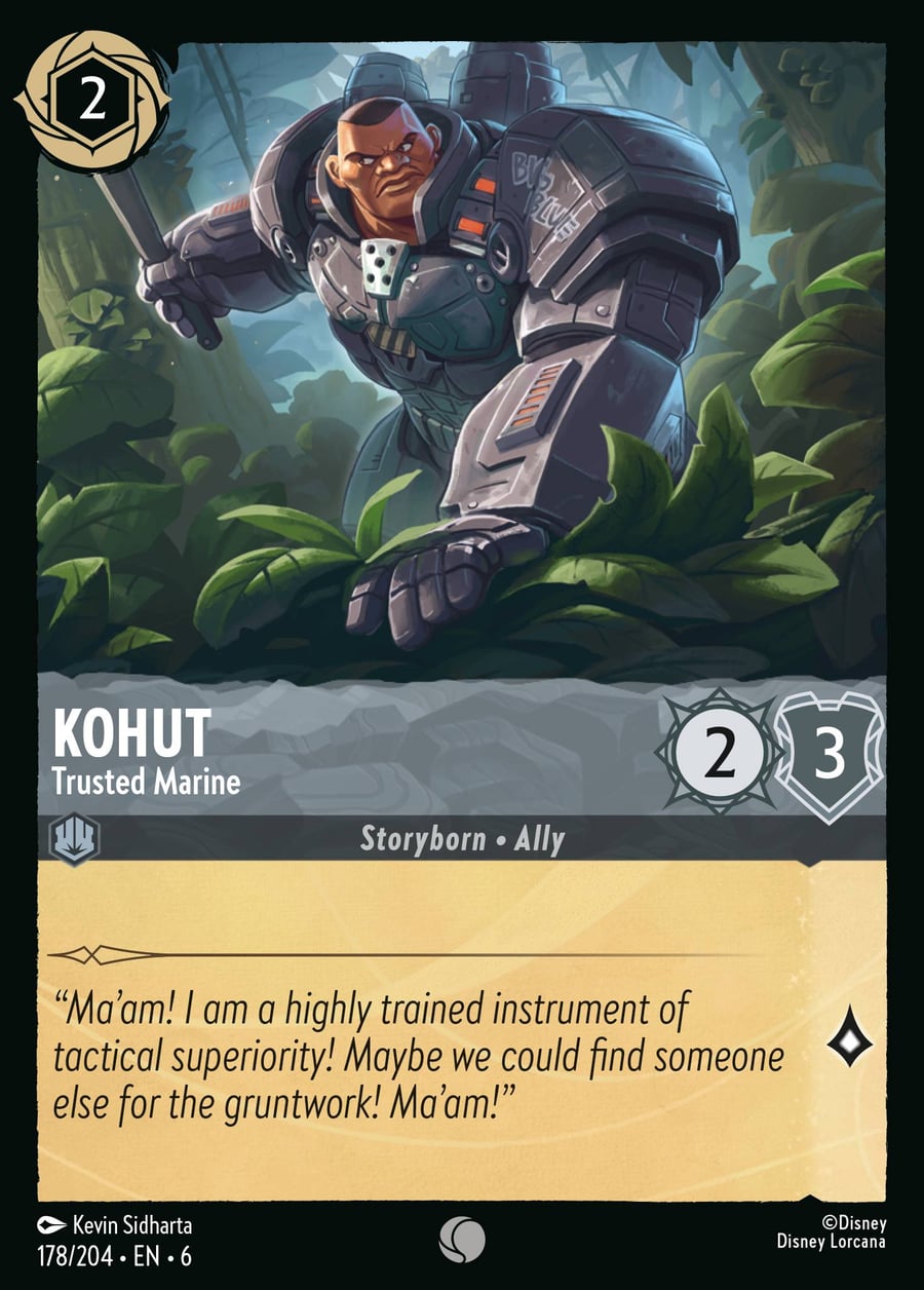 Kohut - Trusted Marine card art