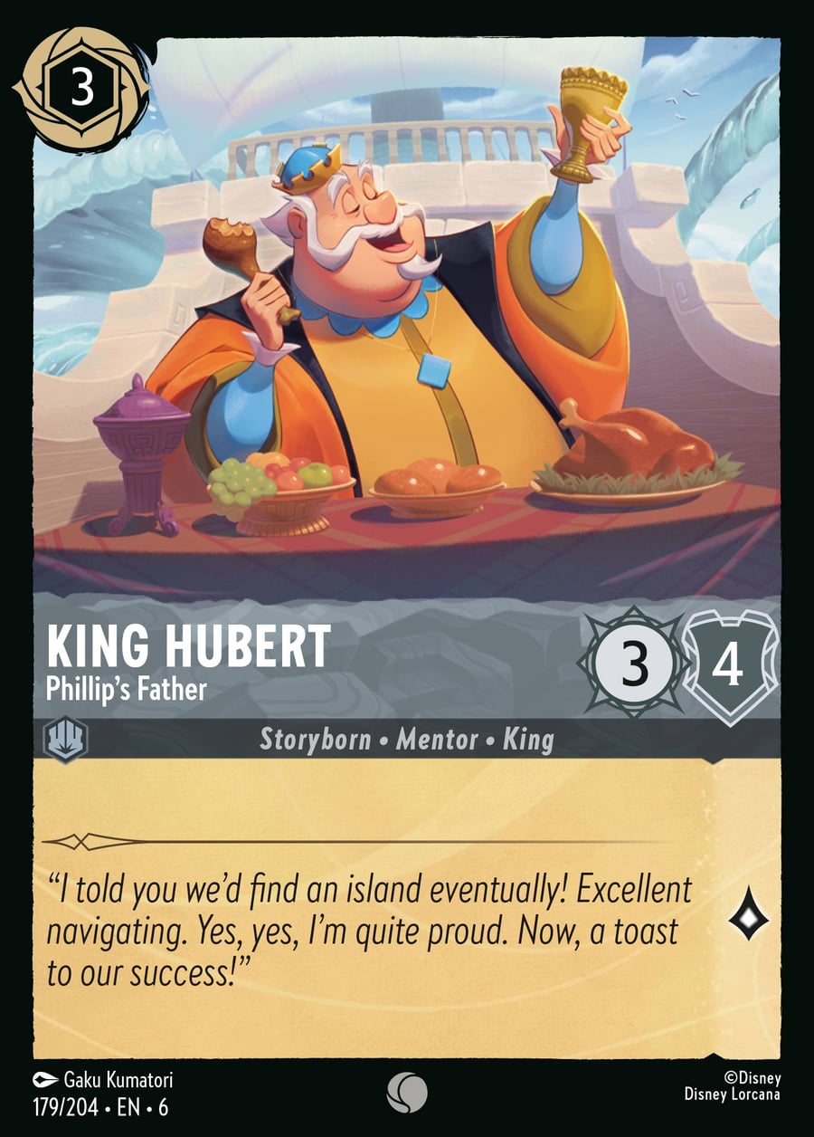 King Hubert - Phillip's Father card art