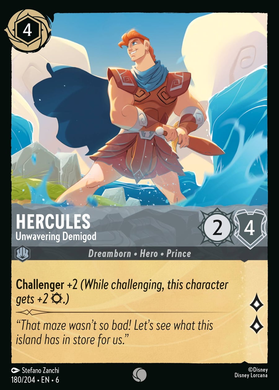 Hercules - Unwavering Demigod card art
