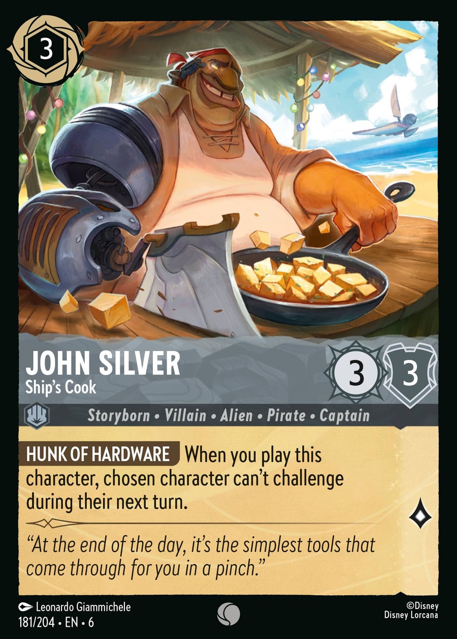 John Silver - Ship's Cook card art