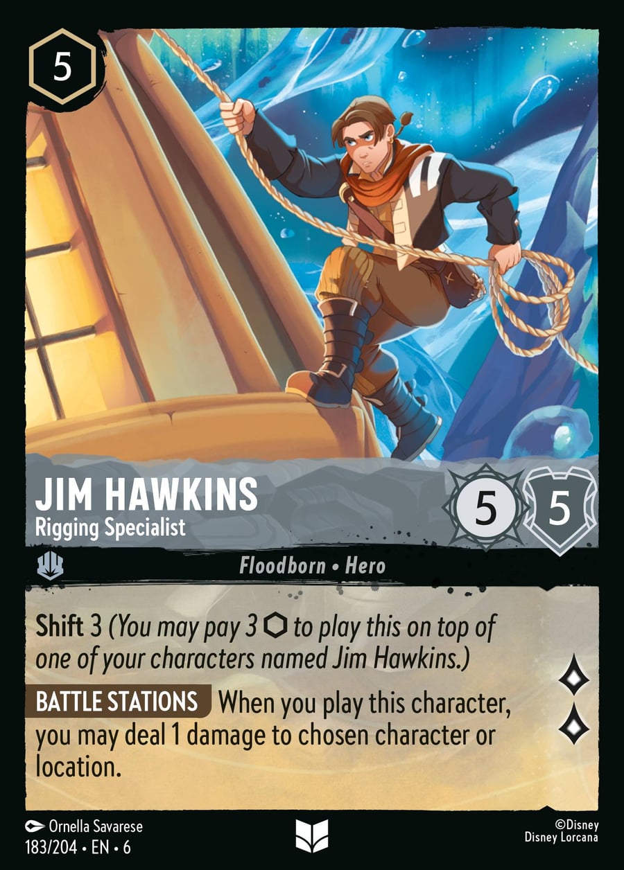 Jim Hawkins - Rigging Specialist card art