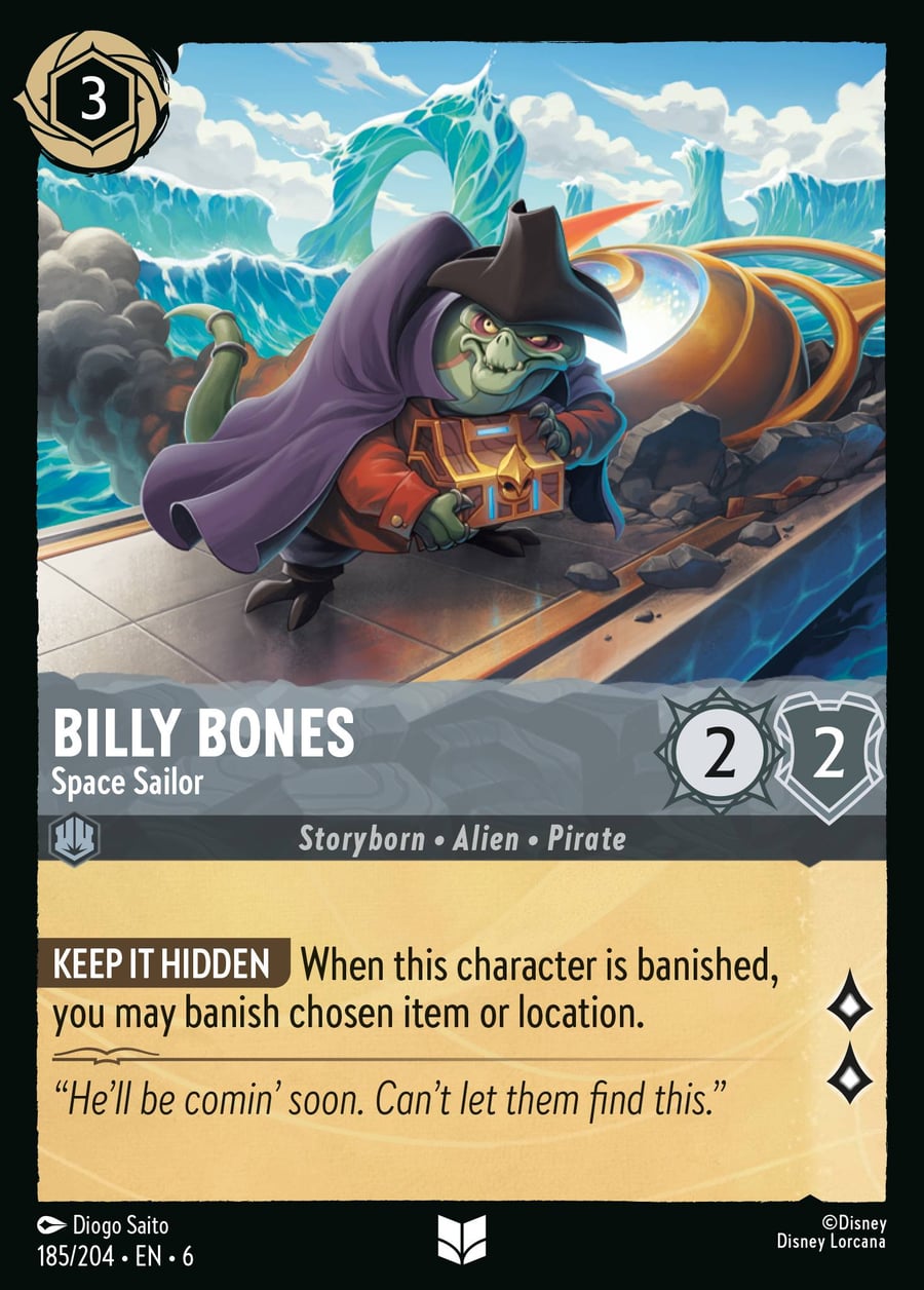 Billy Bones - Space Sailor card art