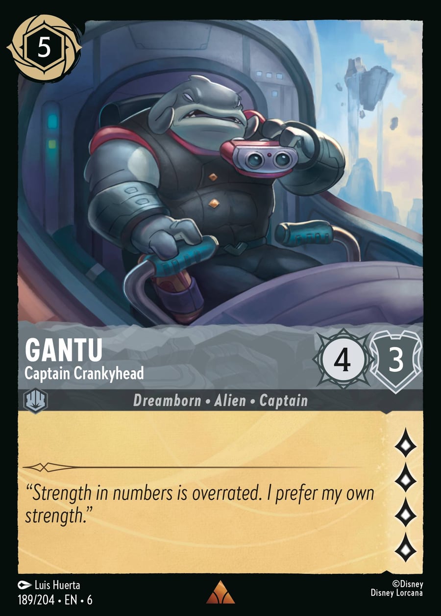 Gantu - Captain Crankyhead card art