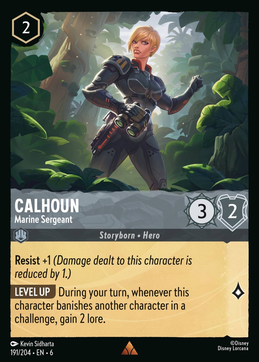 Calhoun - Marine Sergeant card art