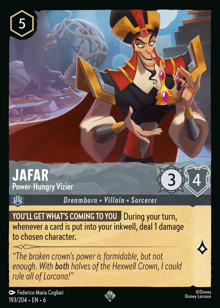 Jafar - Power-Hungry Vizier card art