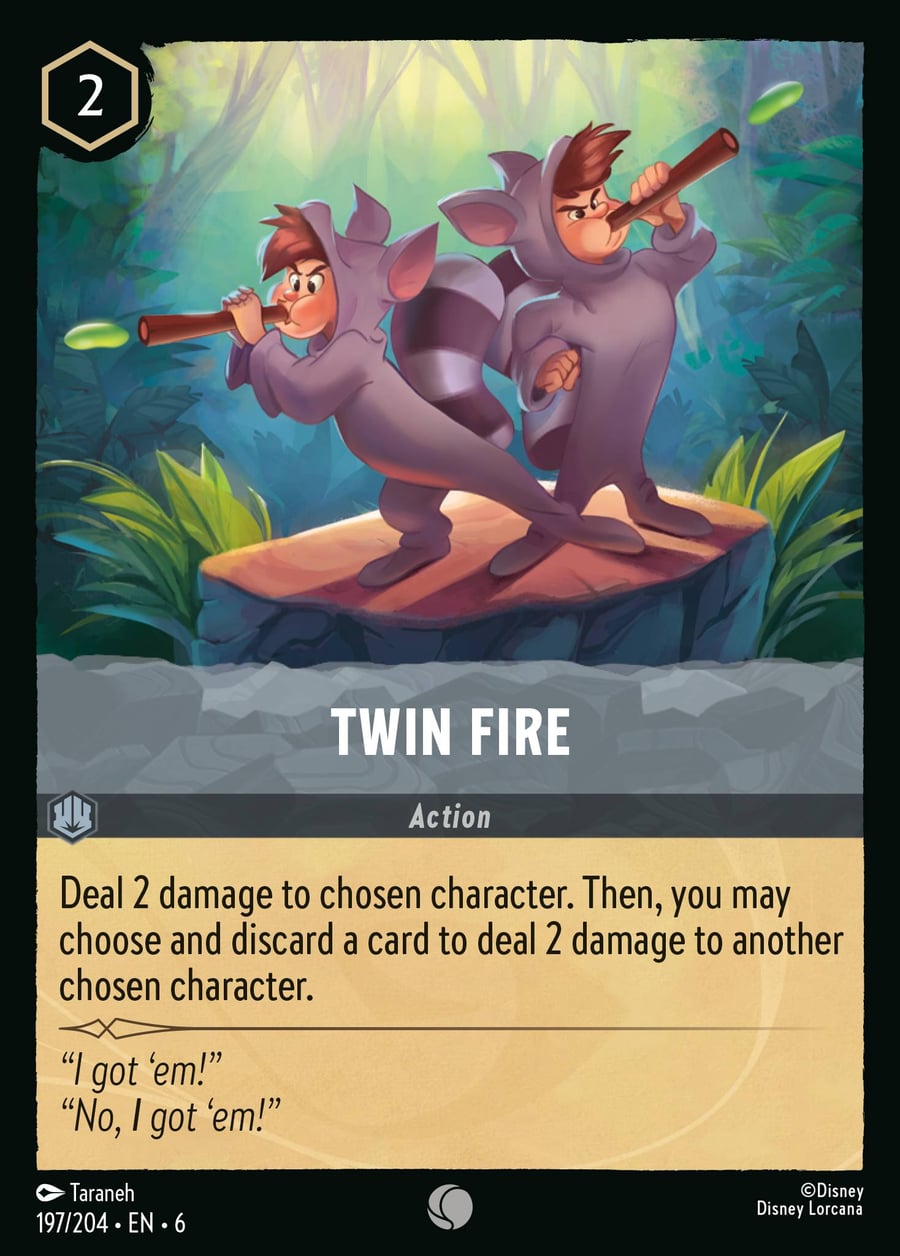 Twin Fire card art