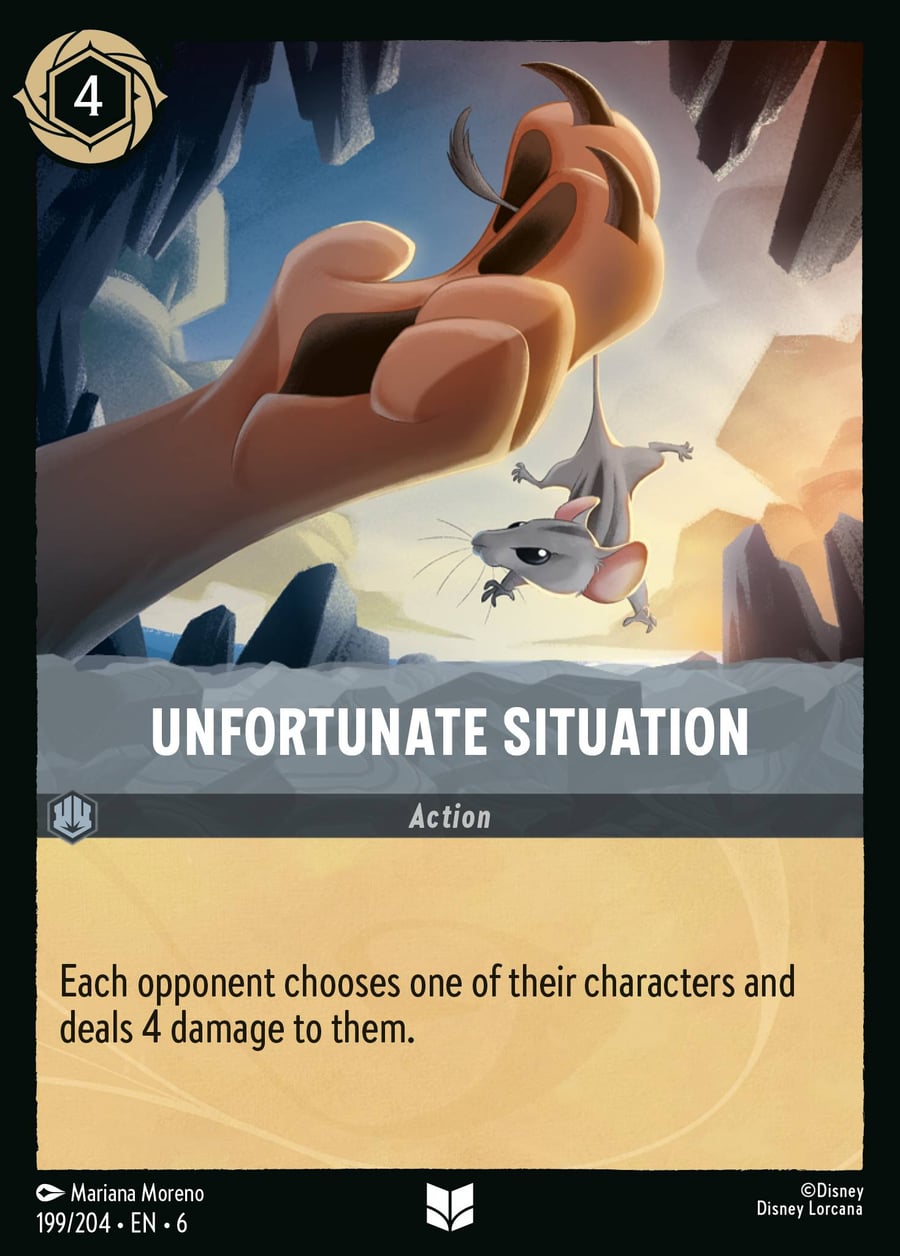 Unfortunate Situation card art