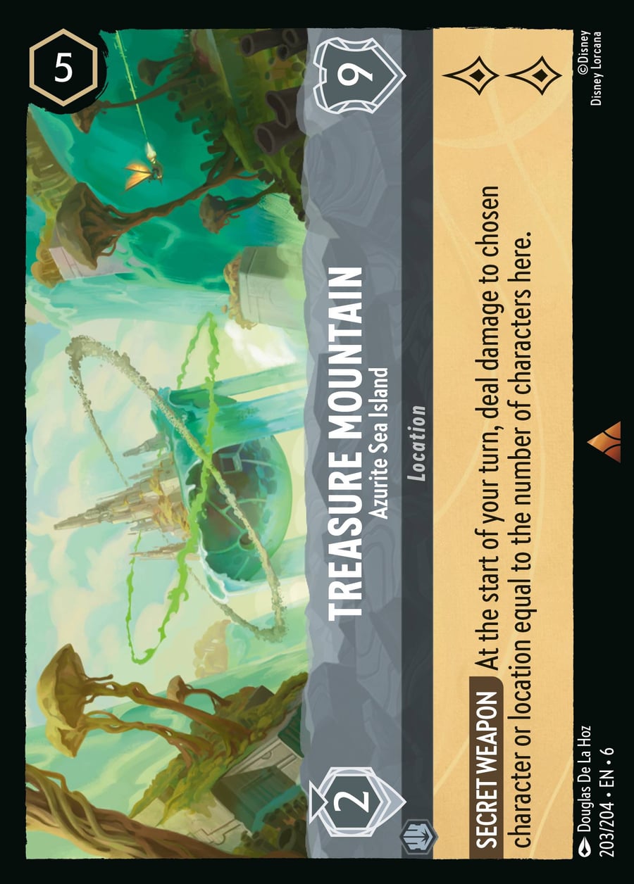 Treasure Mountain - Azurite Sea Island card art