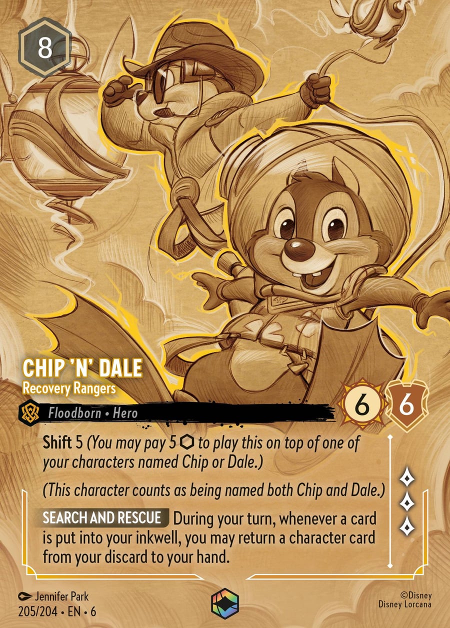 Chip 'n' Dale - Recovery Rangers card art