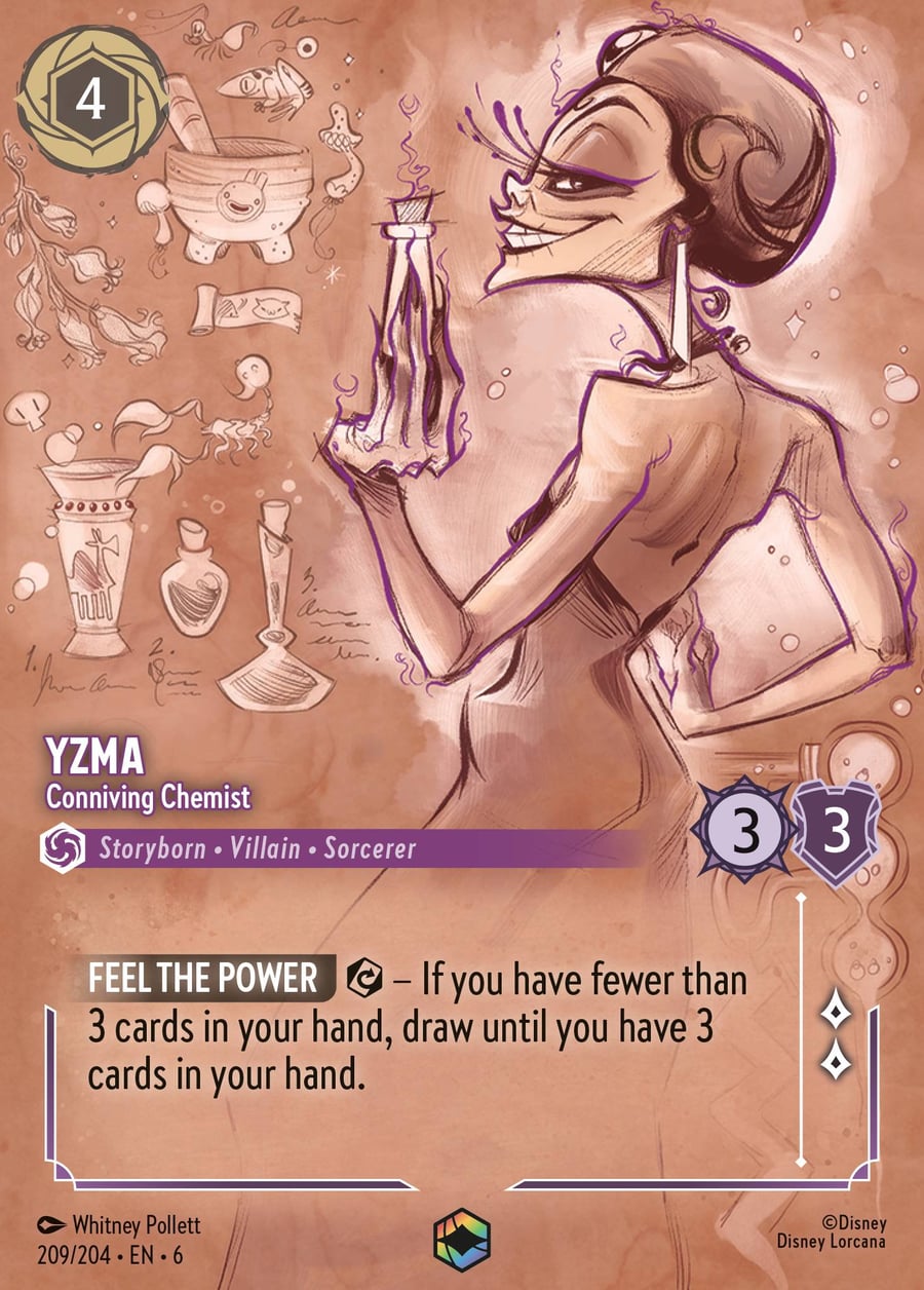 Yzma - Conniving Chemist card art