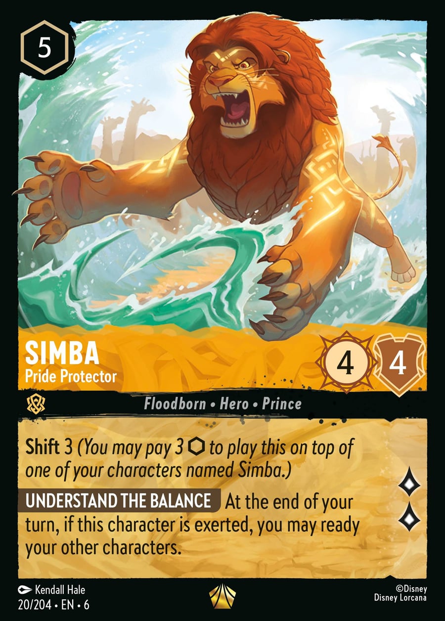 Simba - Pride Protector card art