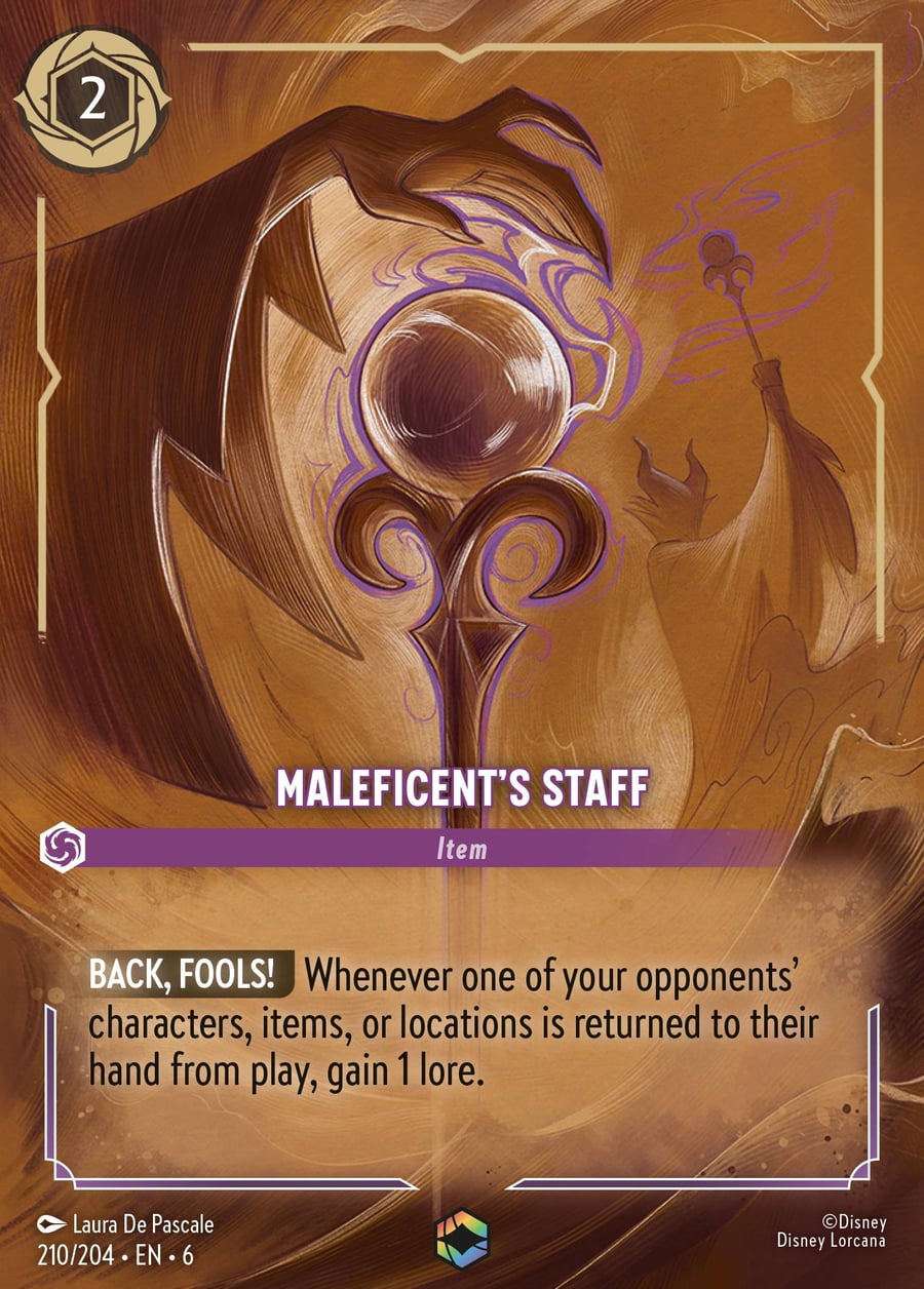 Maleficent's Staff card art