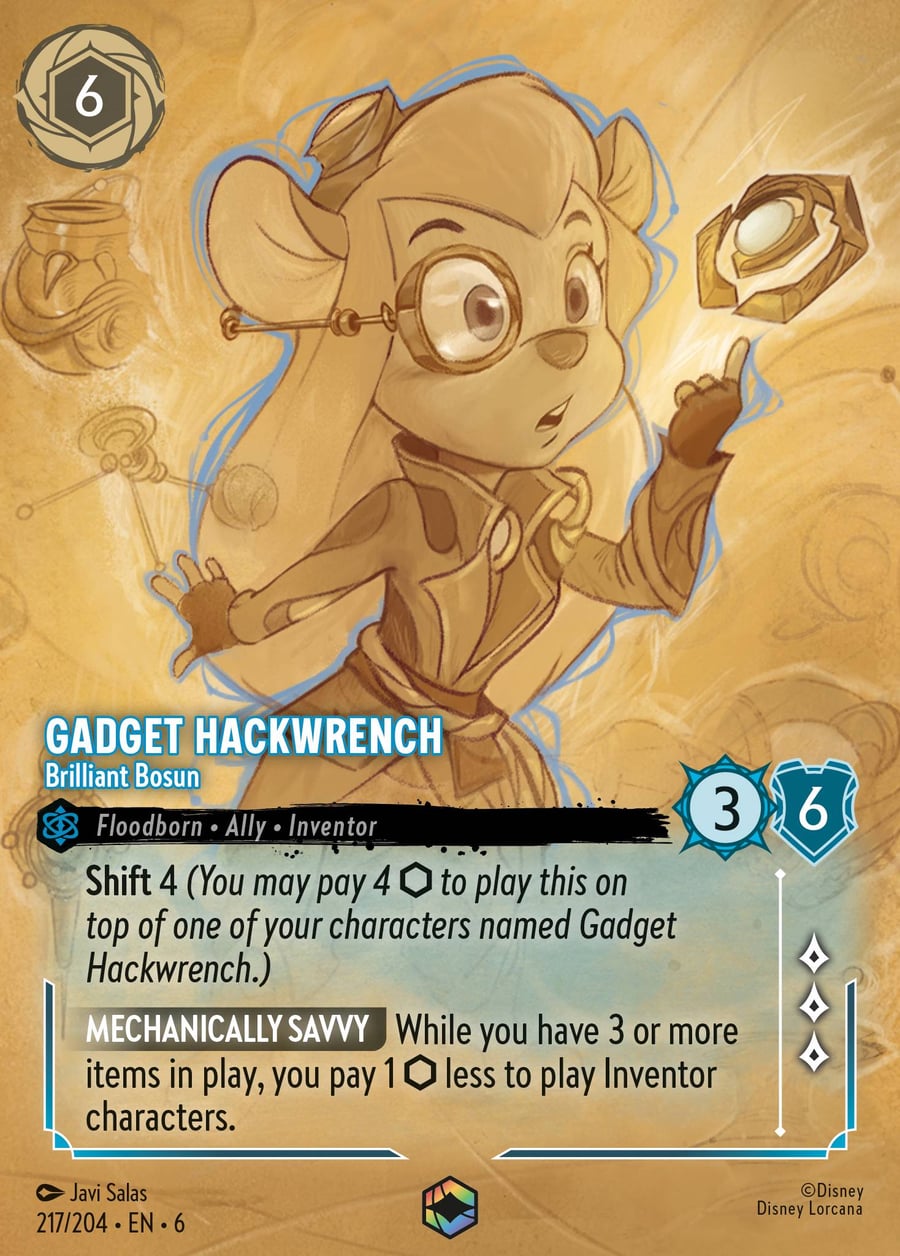Gadget Hackwrench - Brilliant Bosun card art