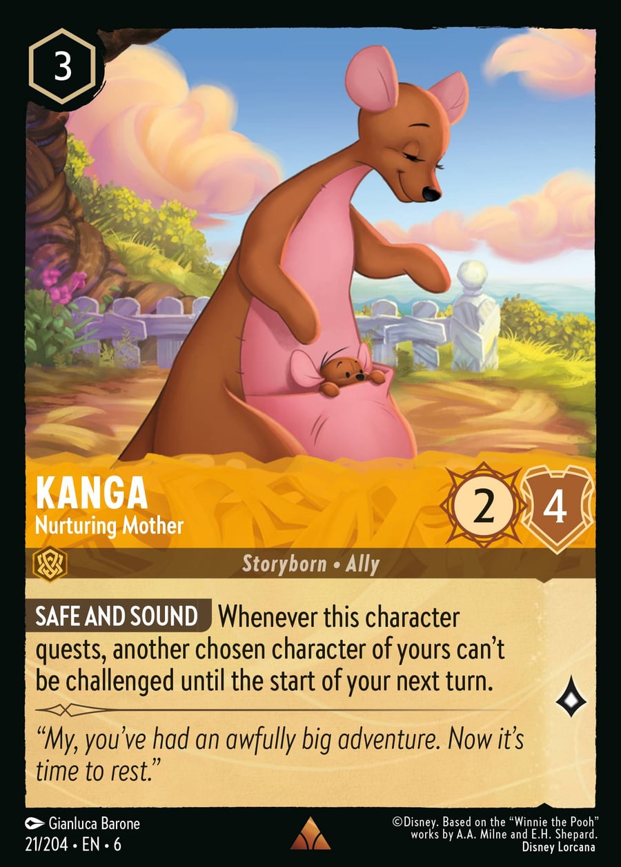 Kanga - Nurturing Mother card art