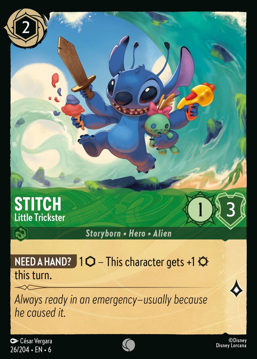 Stitch - Little Trickster card art