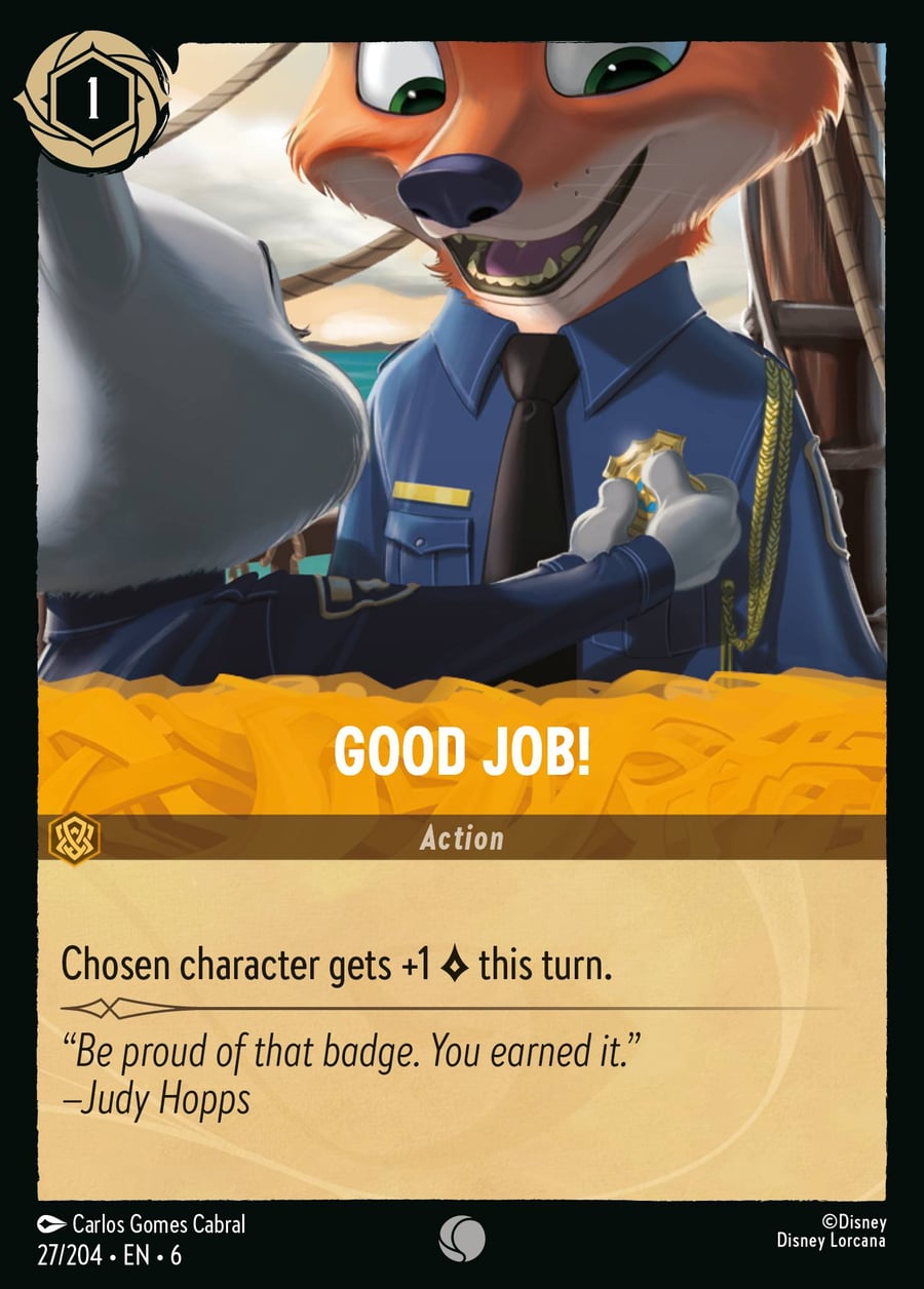 Good Job! card art