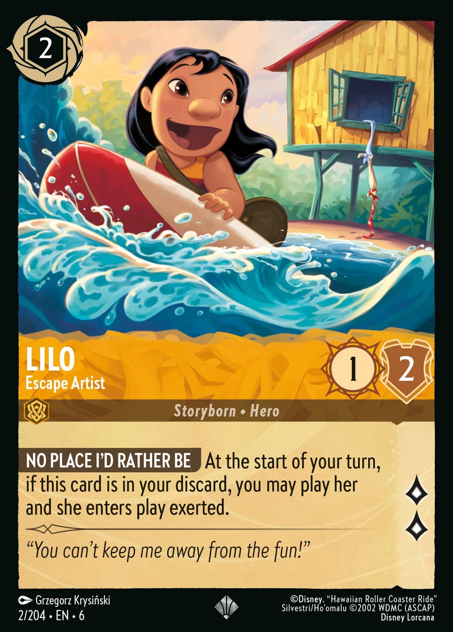 Lilo - Escape Artist card art