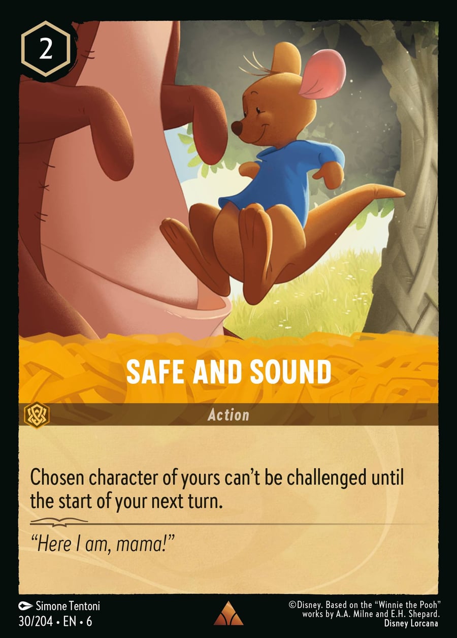 Safe and Sound card art