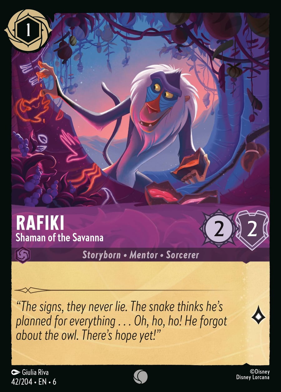 Rafiki - Shaman of the Savanna card art