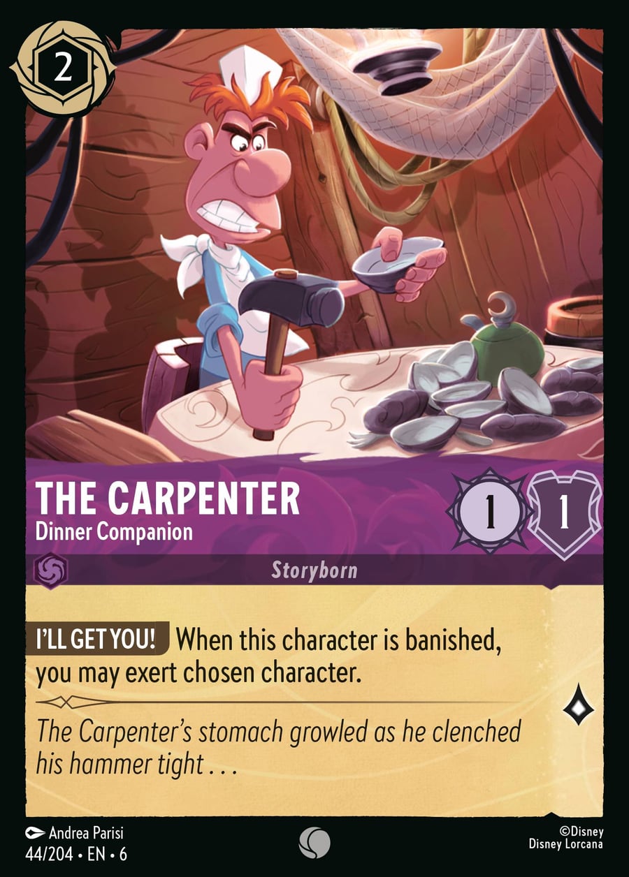 The Carpenter - Dinner Companion card art