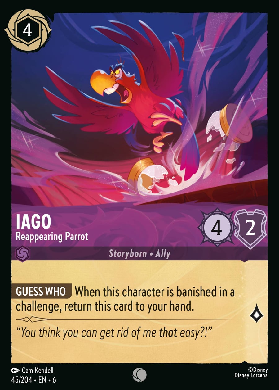 Iago - Reappearing Parrot card art