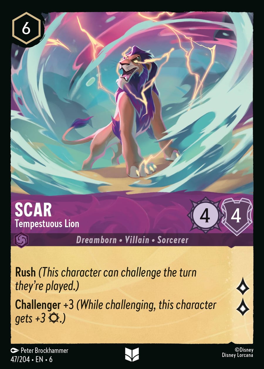 Scar - Tempestuous Lion card art