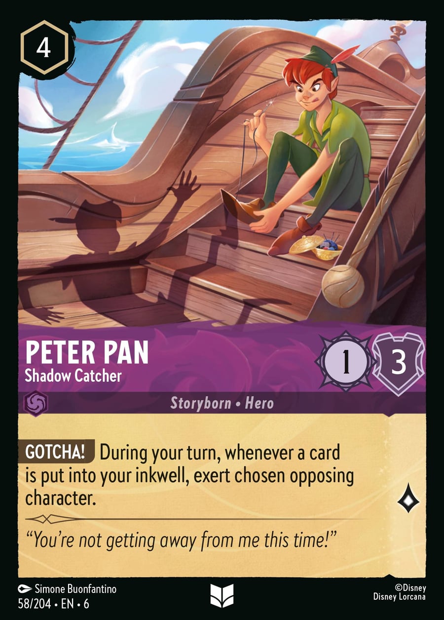 Peter Pan - Shadow Catcher card art