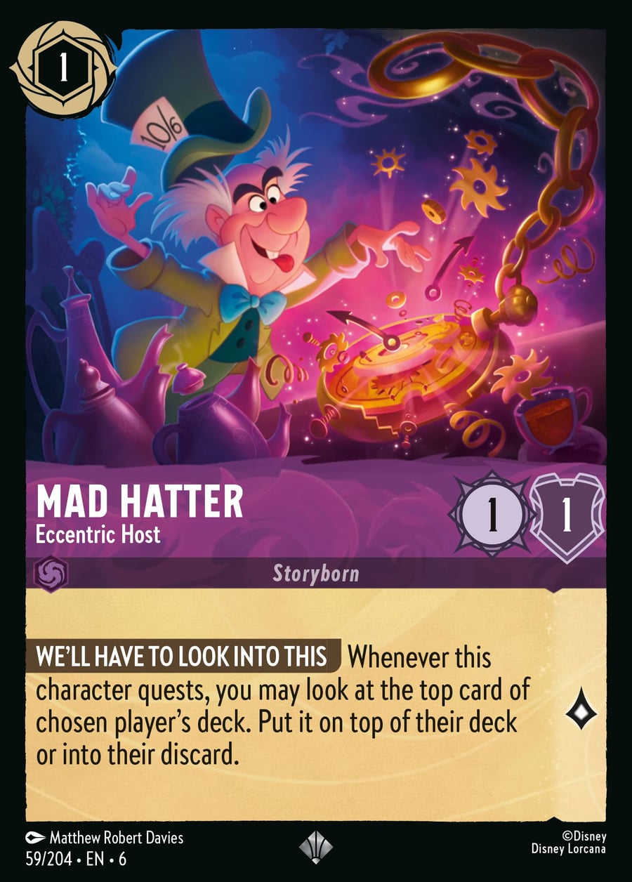 Mad Hatter - Eccentric Host card art