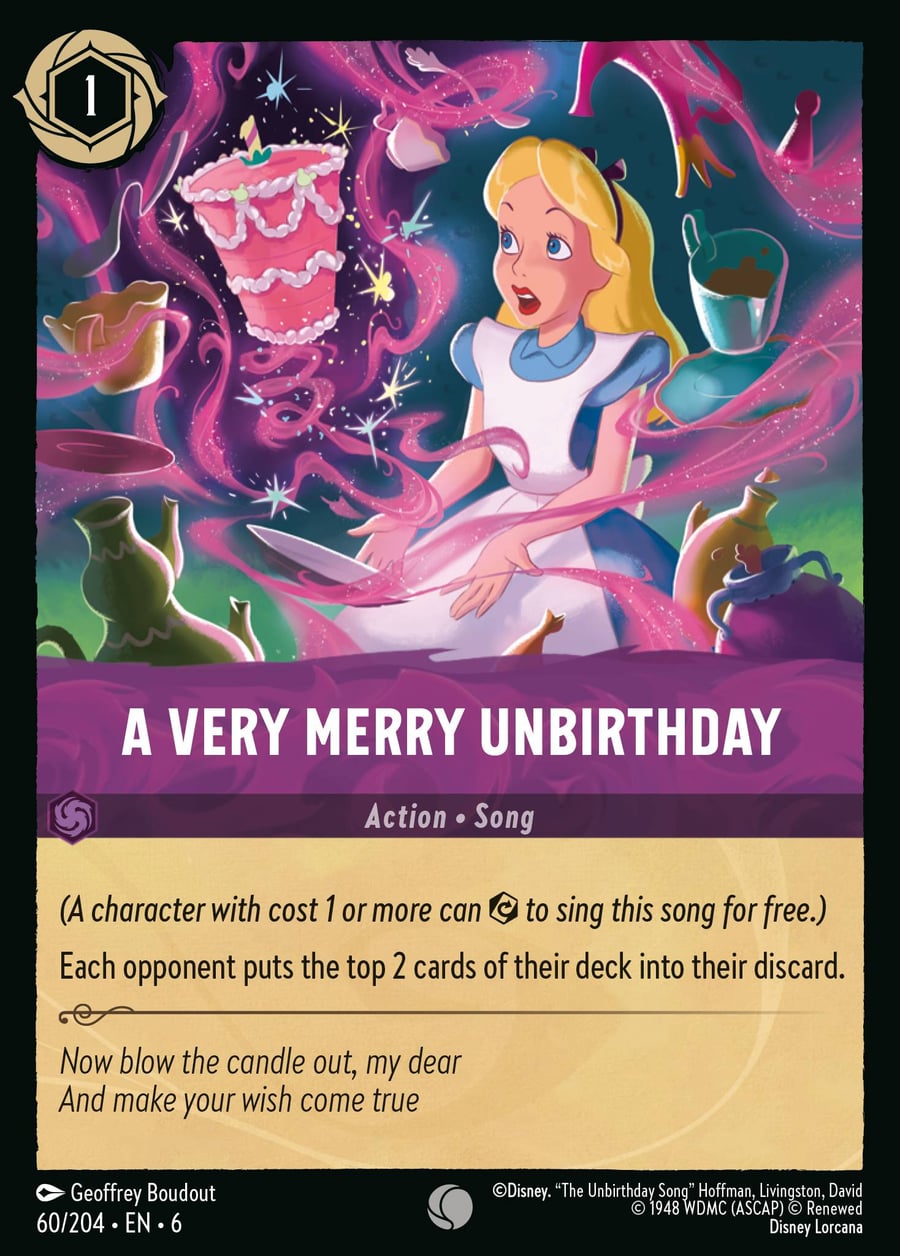 A Very Merry Unbirthday card art