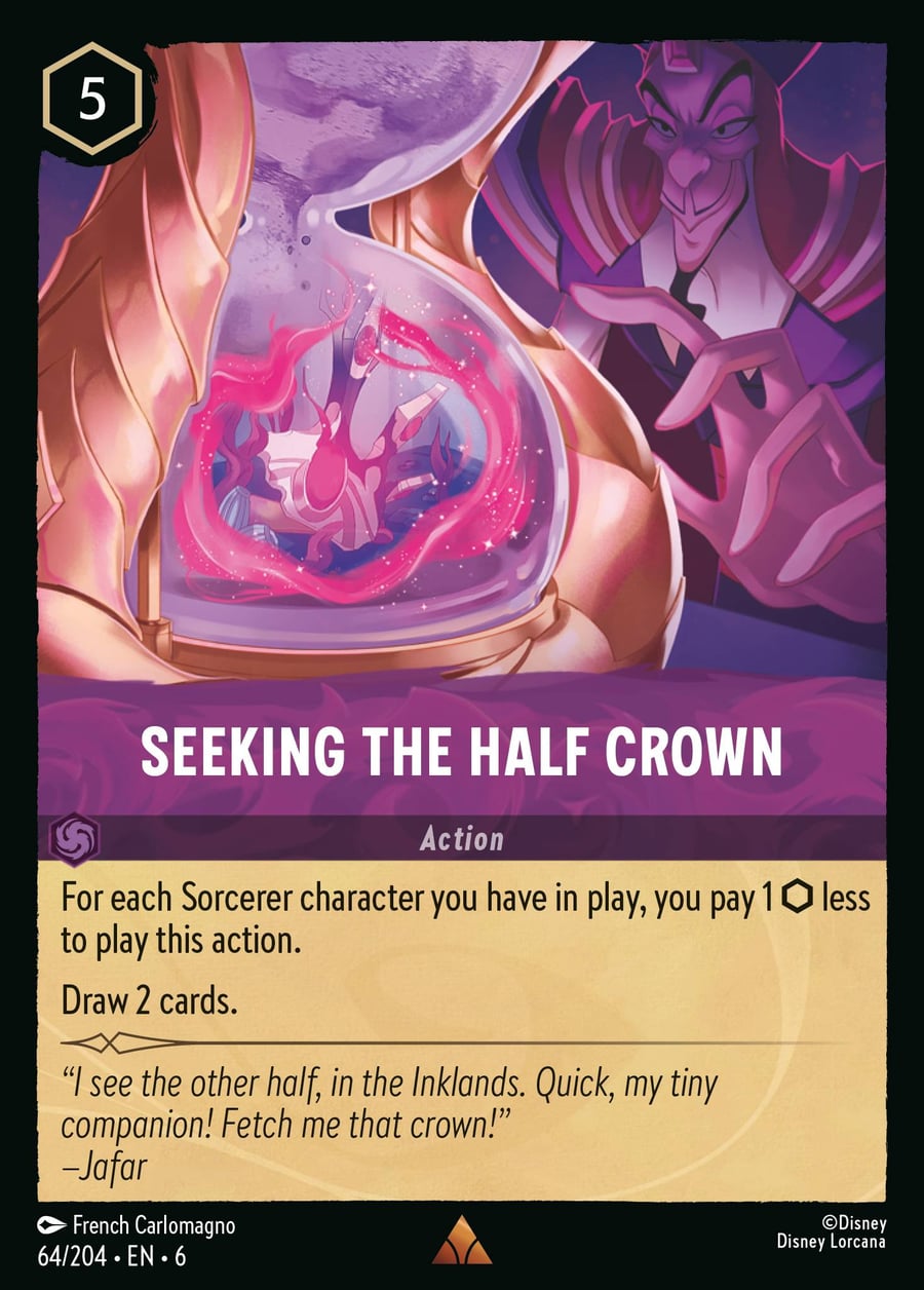 Seeking the Half Crown card art