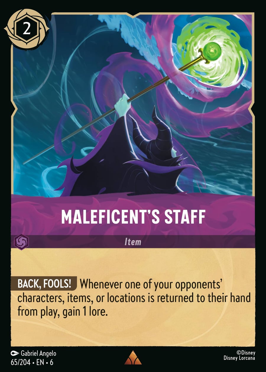 Maleficent's Staff card art