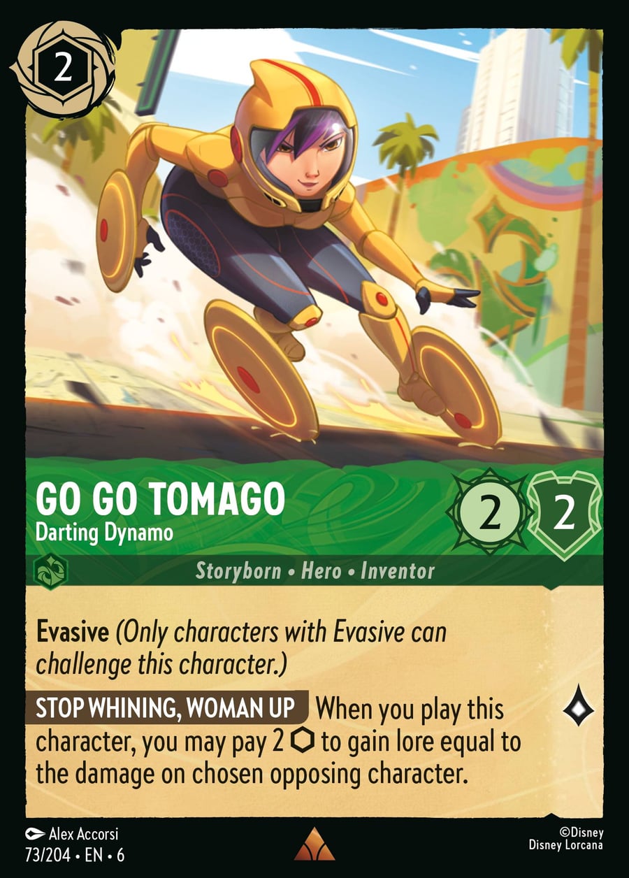 Go Go Tomago - Darting Dynamo card art