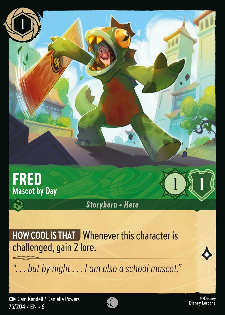 Fred - Mascot by Day card art