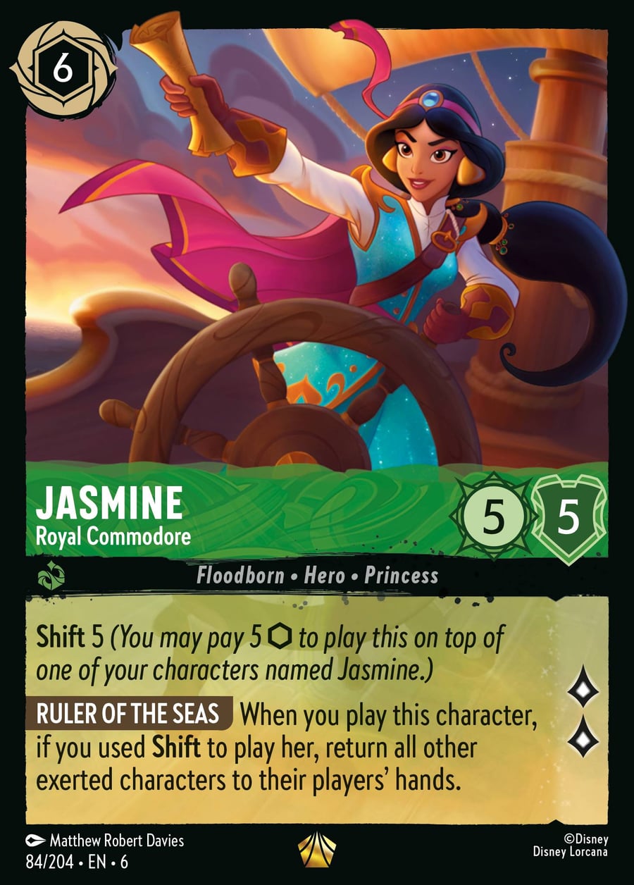 Jasmine - Royal Commodore card art