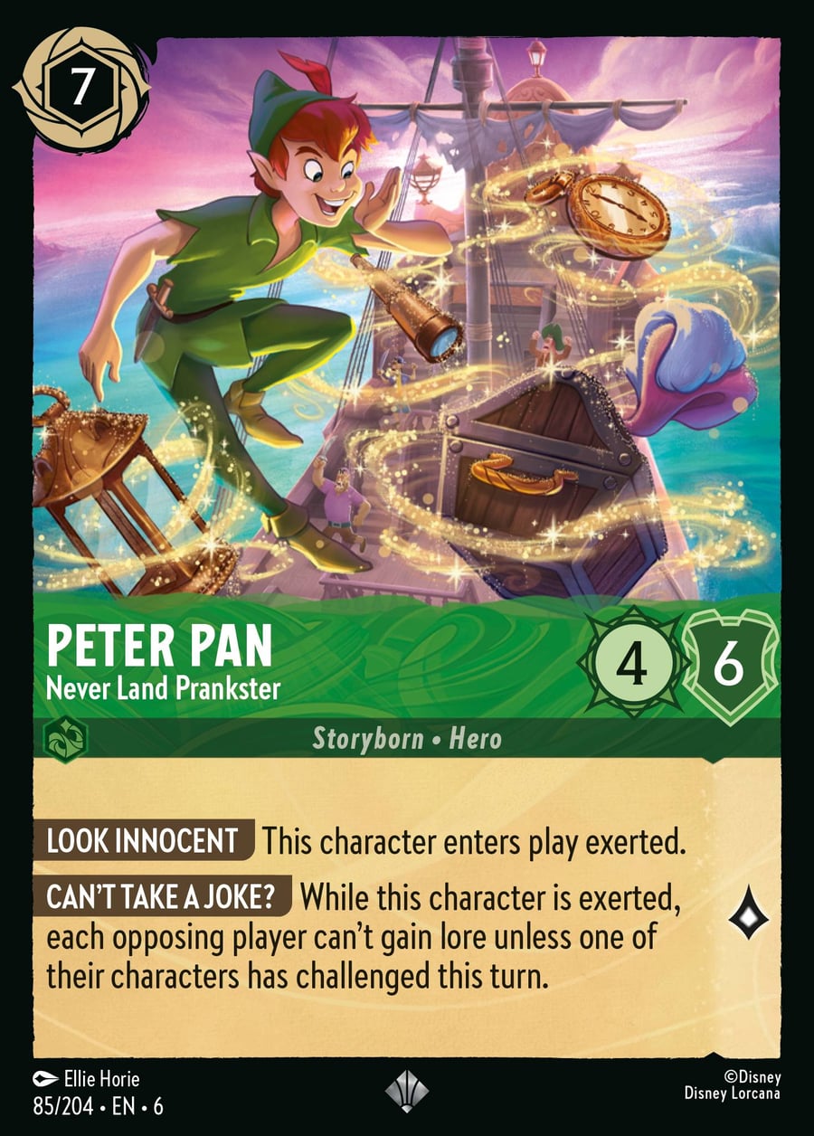 Peter Pan - Never Land Prankster card art
