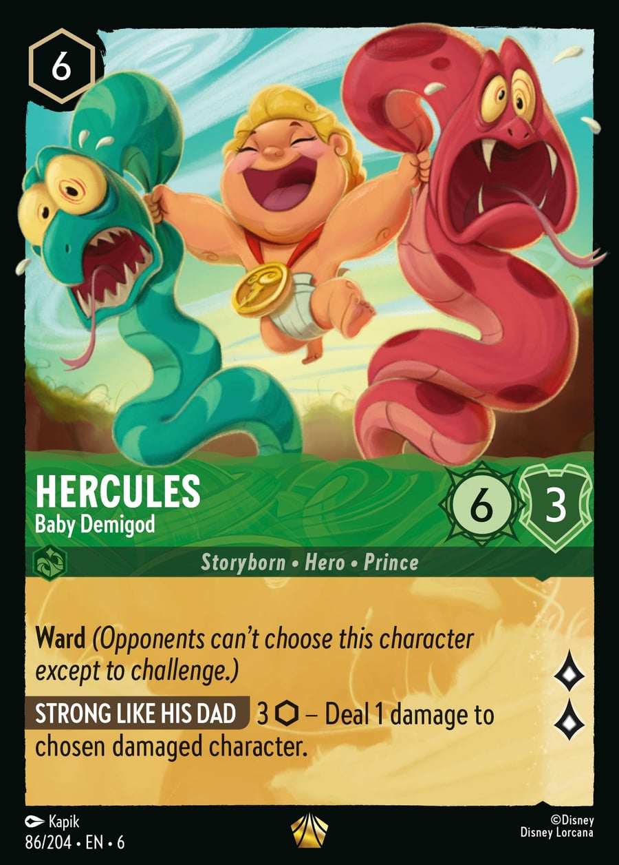 Hercules - Baby Demigod card art