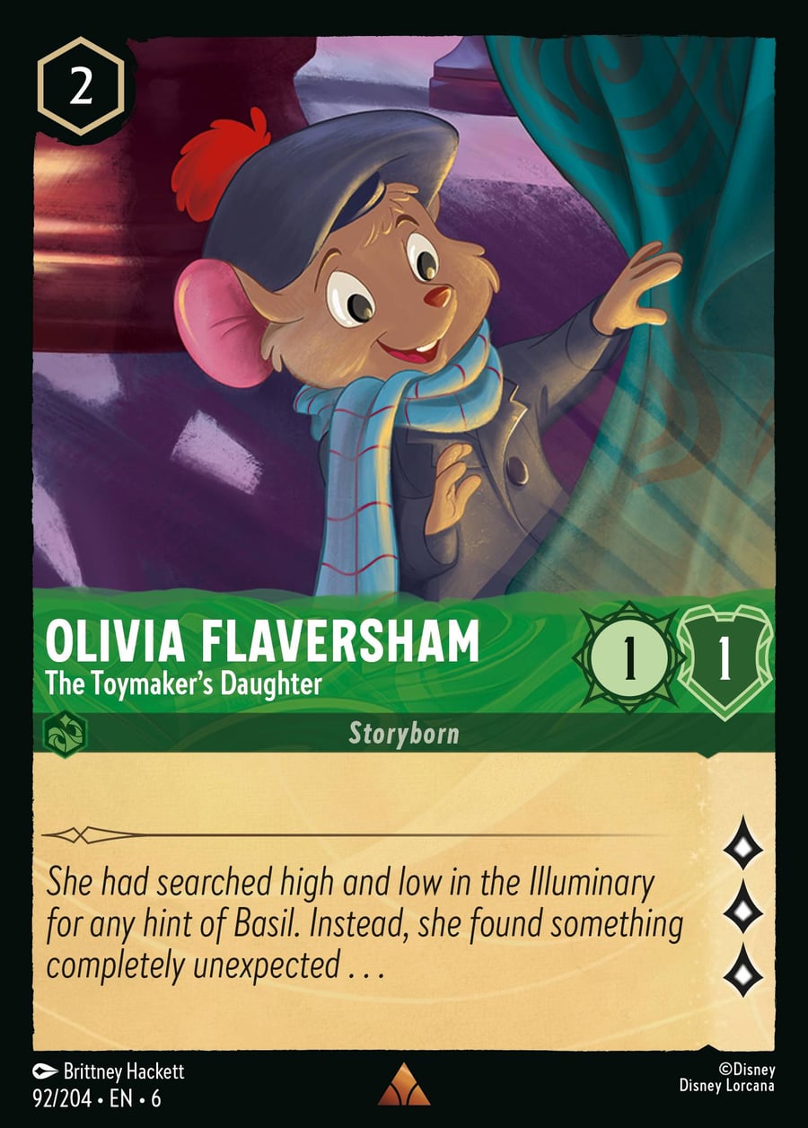 Olivia Flaversham - The Toymaker's Daughter card art