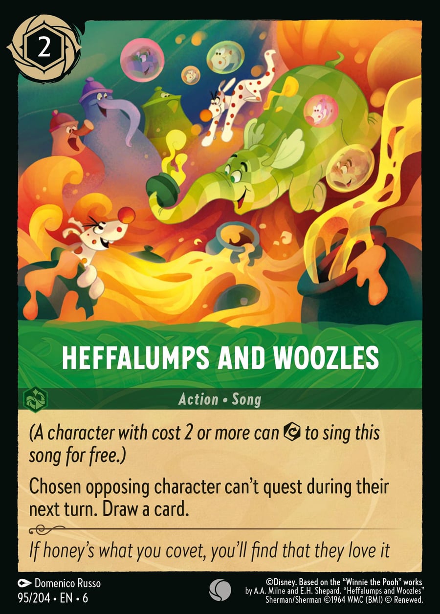 Heffalumps and Woozles card art