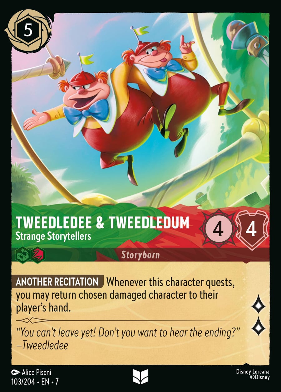Tweedledee & Tweedledum - Strange Storytellers card art