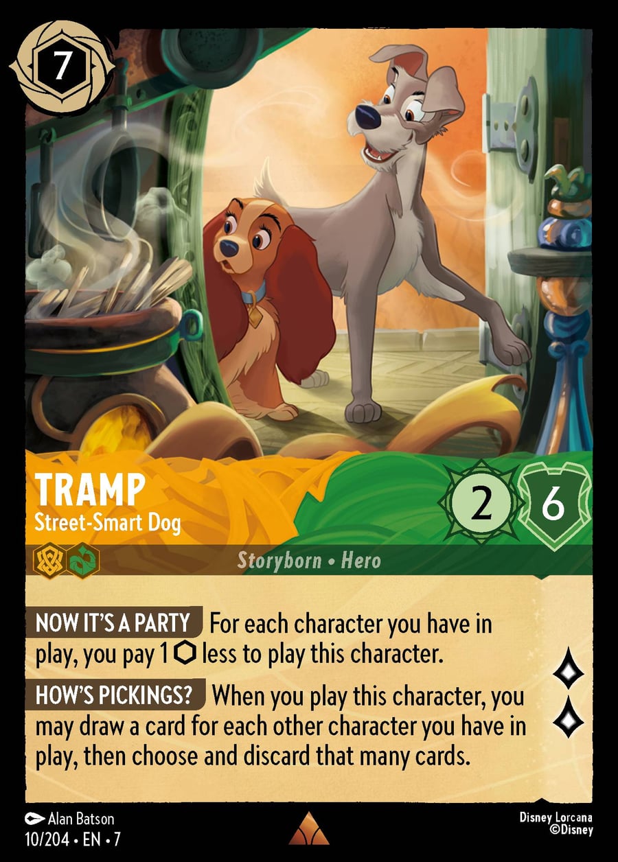 Tramp - Street-Smart Dog card art