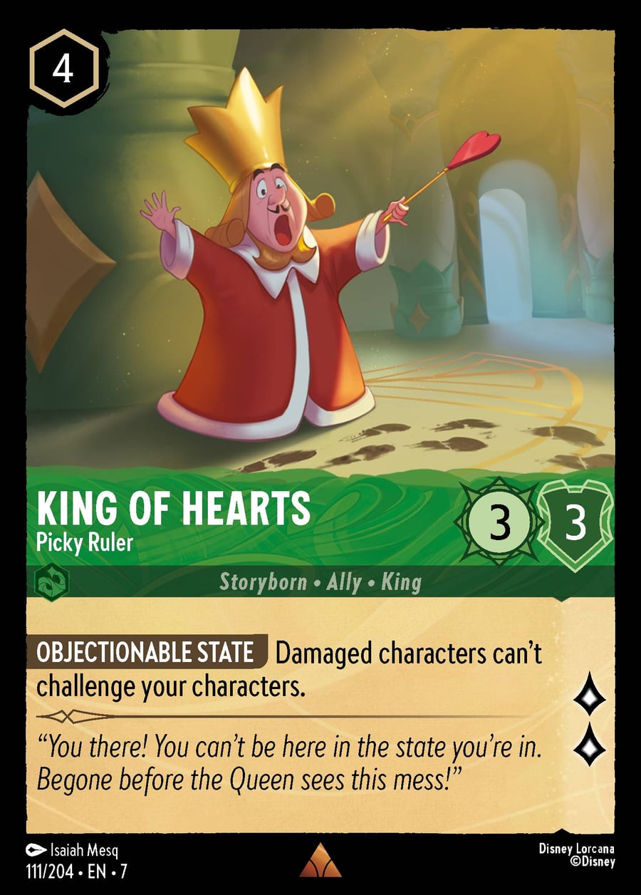 King of Hearts - Picky Ruler card art