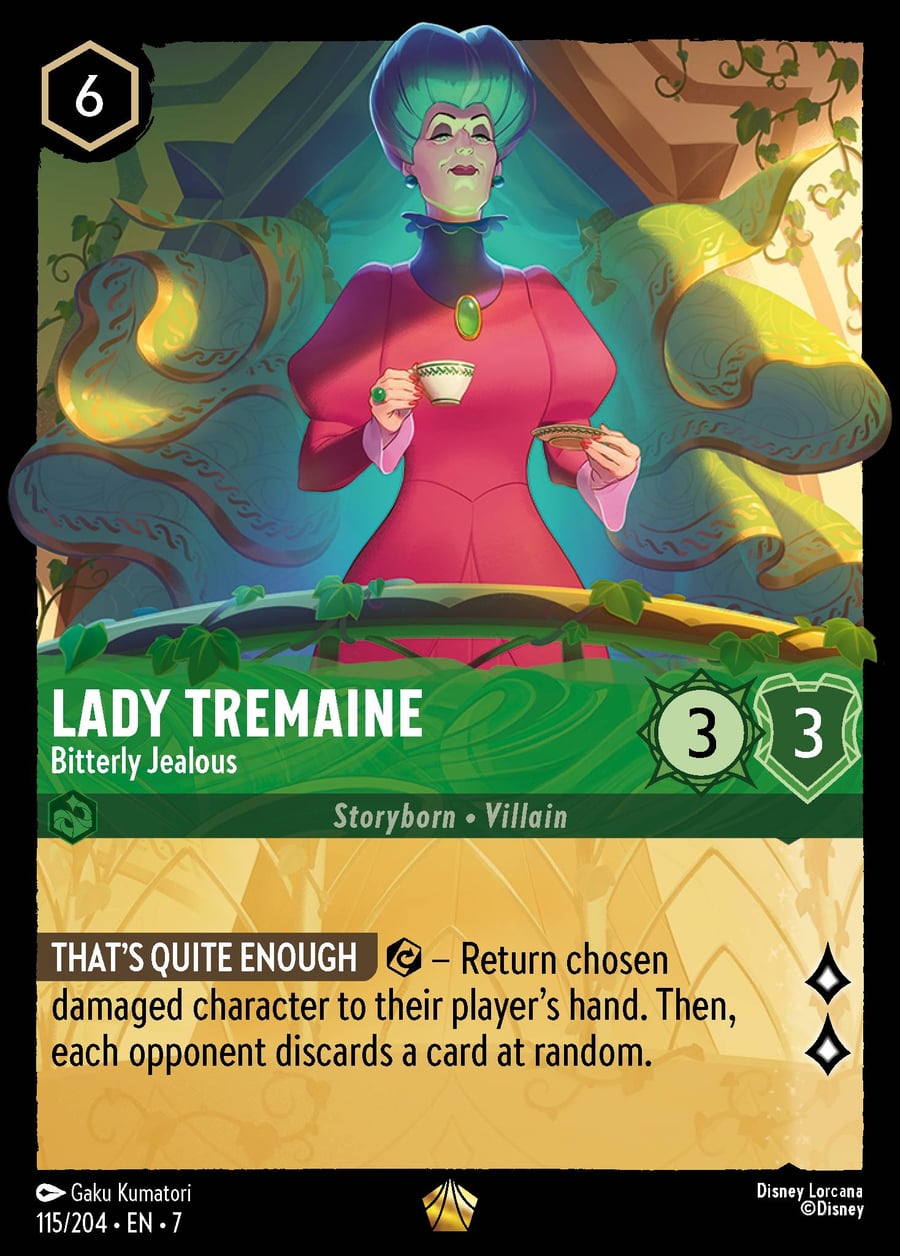 Lady Tremaine - Bitterly Jealous card art