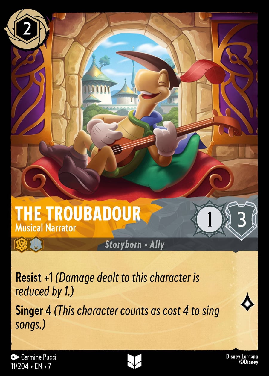 The Troubadour - Musical Narrator card art