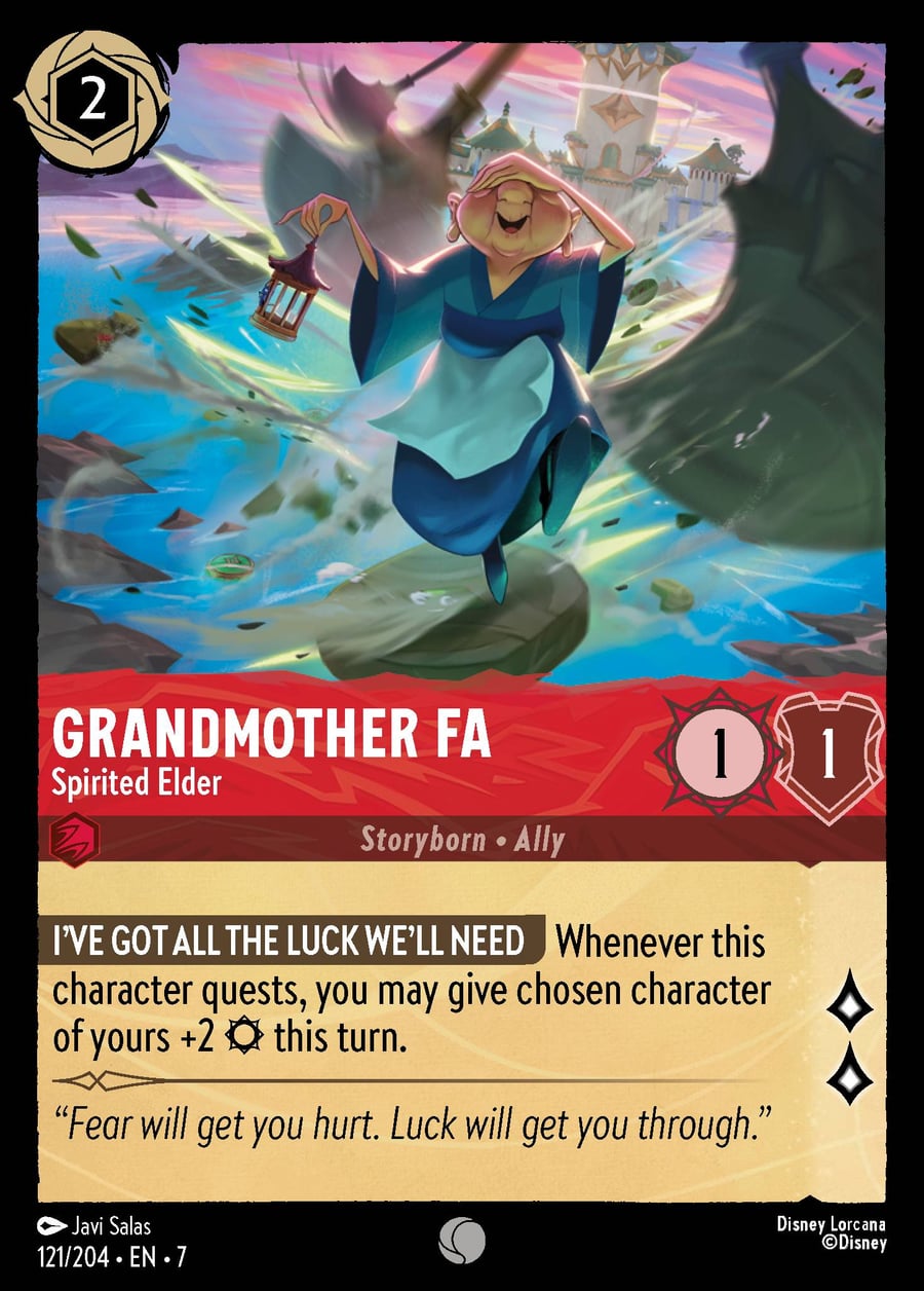 Grandmother Fa - Spirited Elder card art