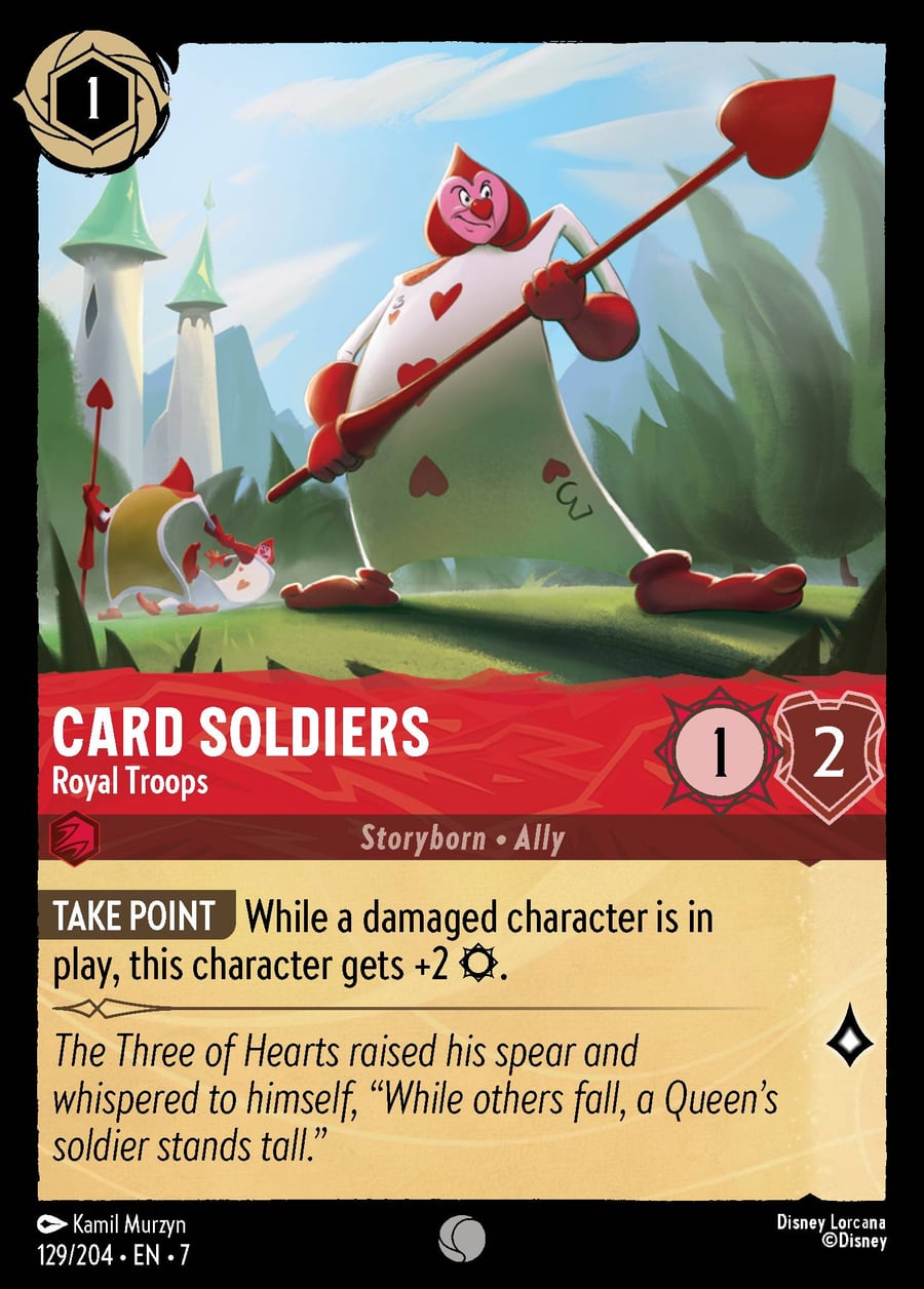 Card Soldiers - Royal Troops card art